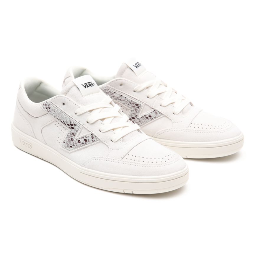 Women's Vans Suede Snake Lowland CC Low Top Shoes India Online - White [VW2603815]